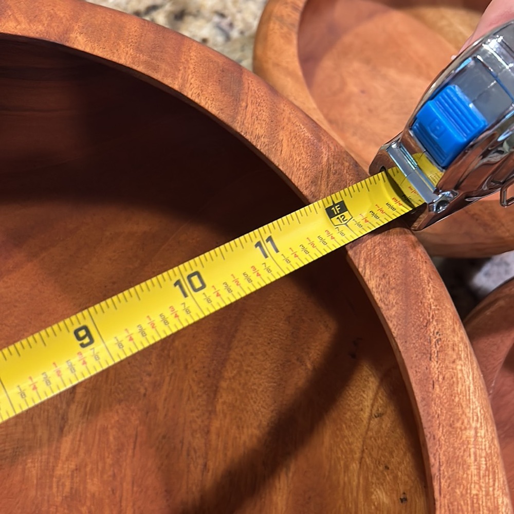 Wooden decorative bowls - Picture 3 of 9